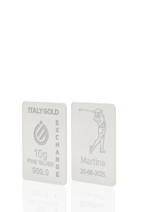 Reines Sport Silberbarren aus 10 g - Geschenk-Ideen Sport - IGE Gold